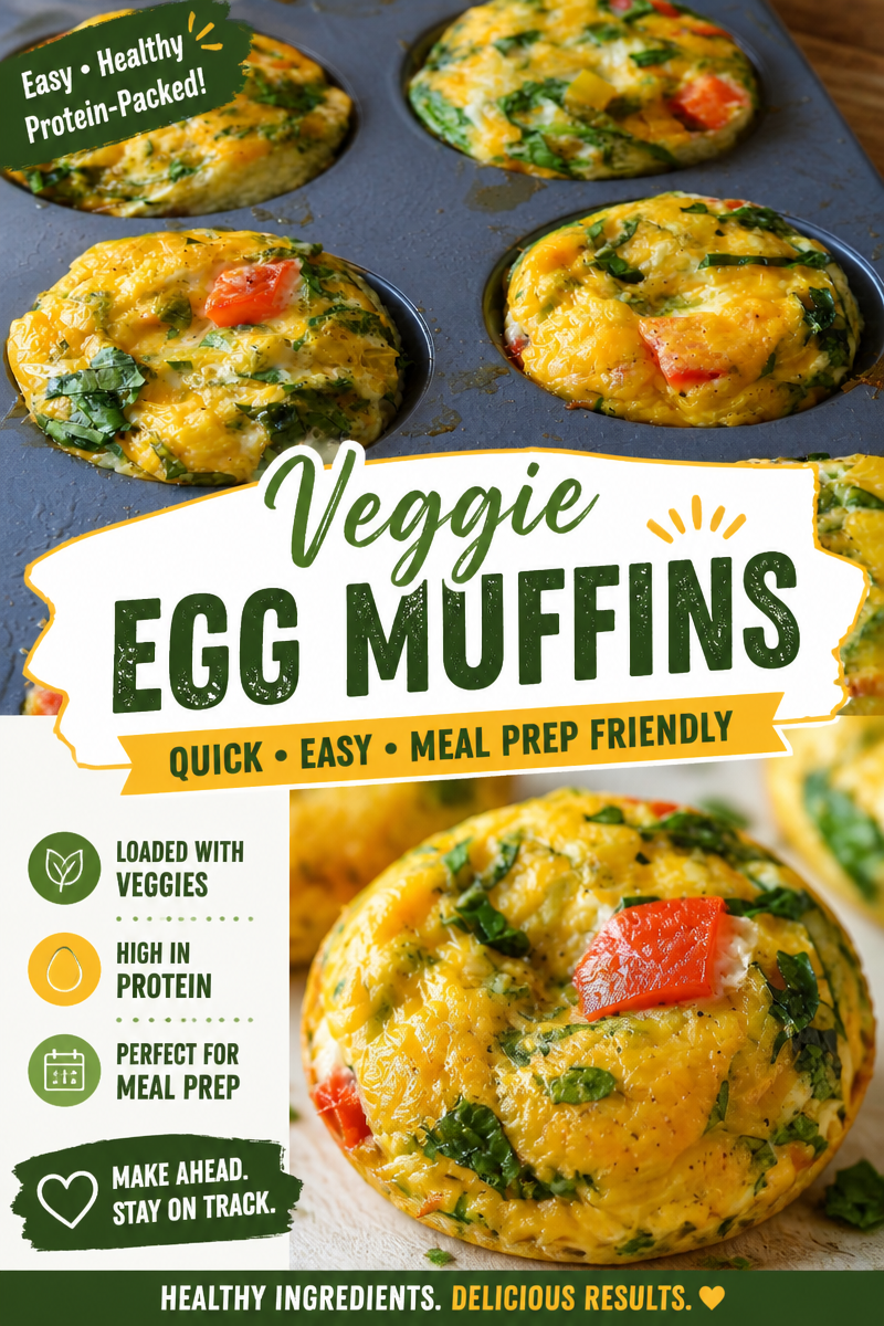Cheesy Egg White Muffins