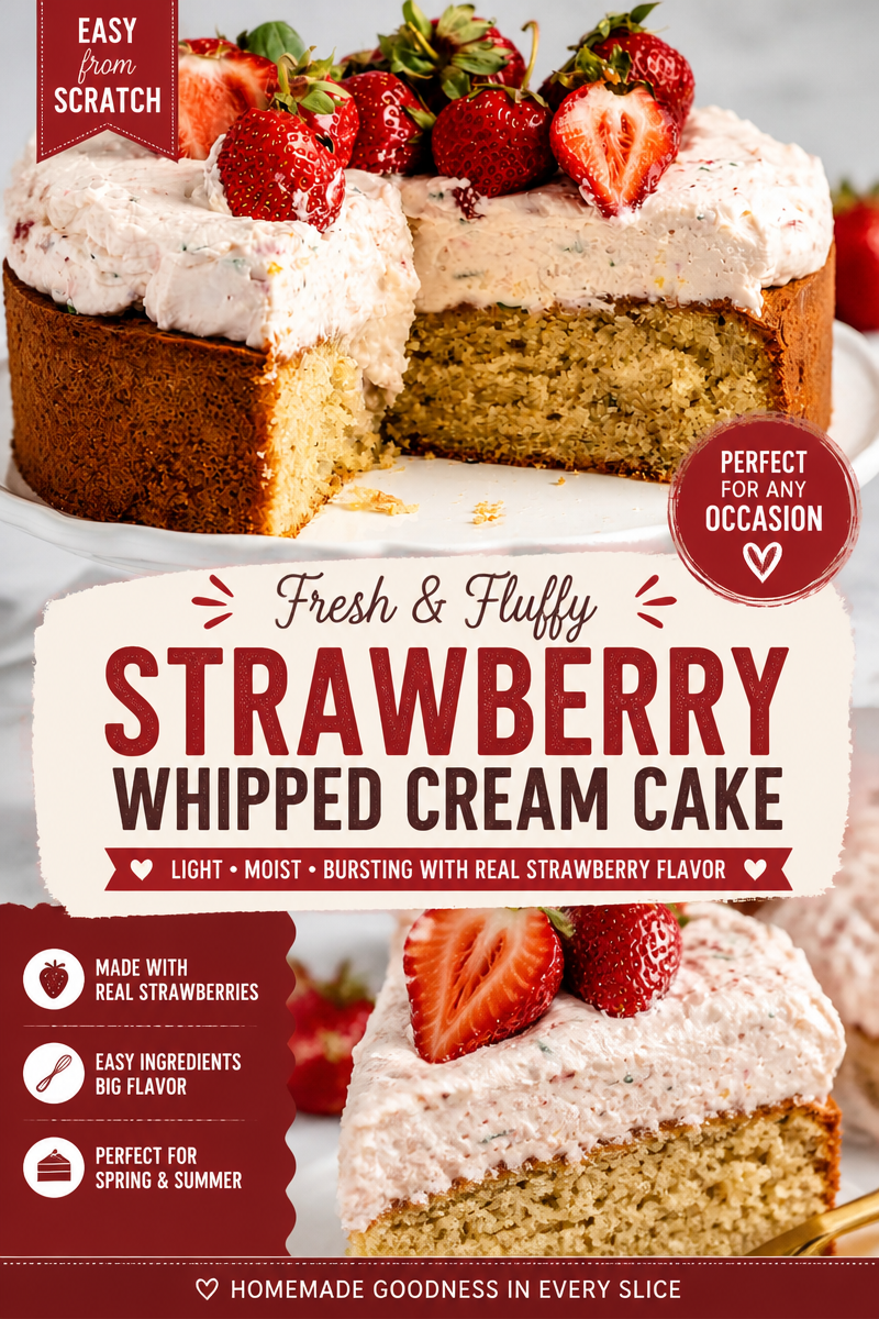 Strawberry Basil Cake