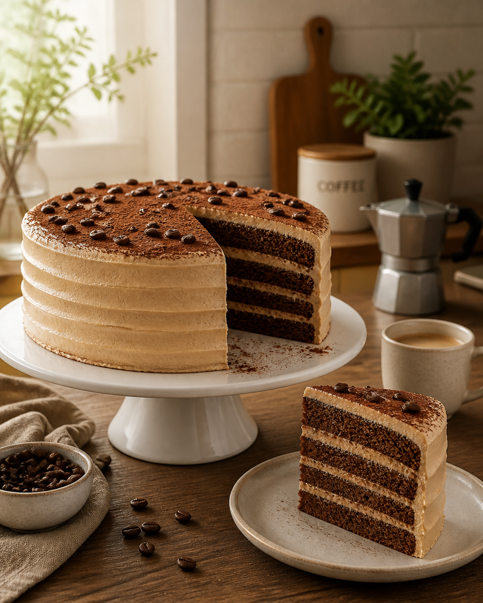 Chocolate Espresso Layer Cake