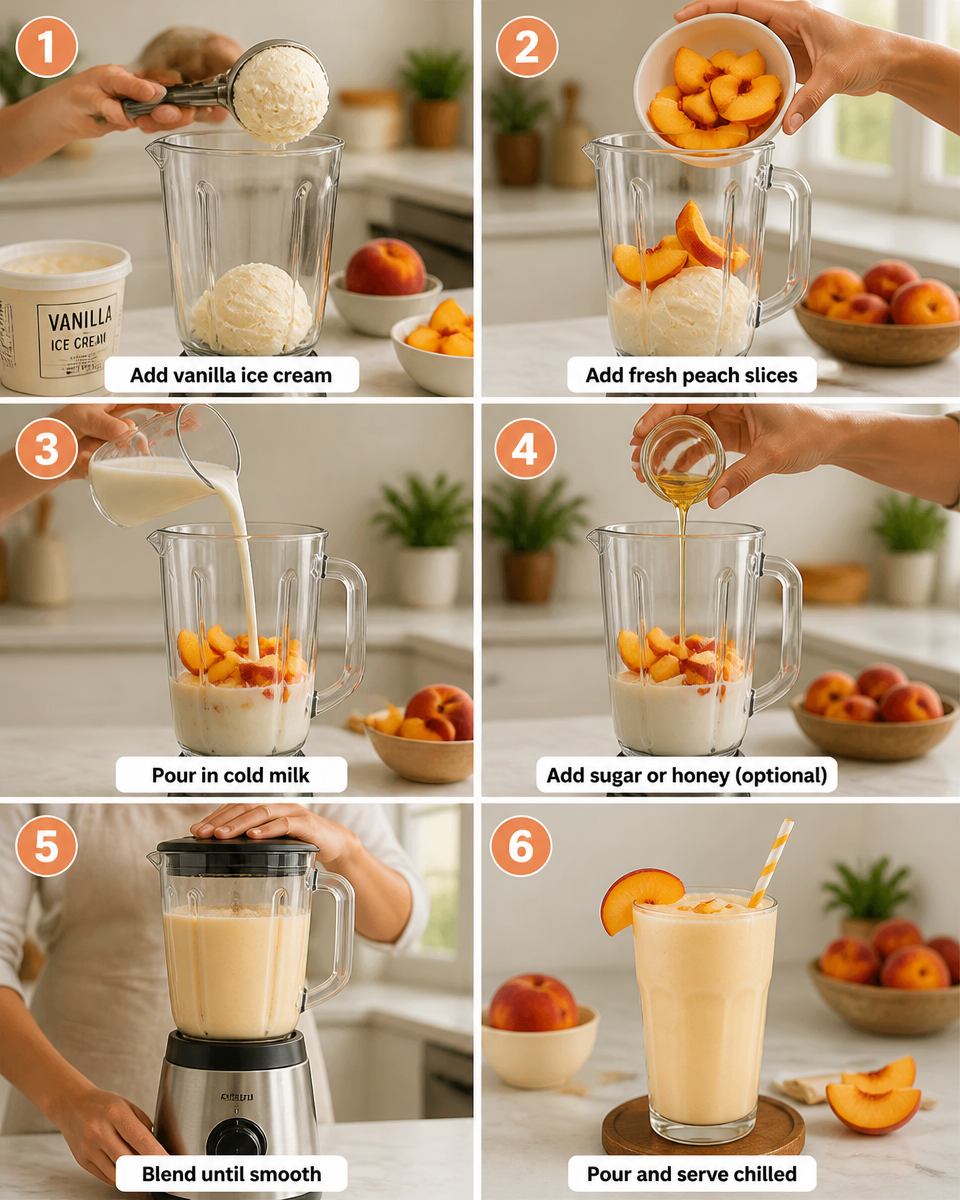 Copycat Chick-fil-A Peach Milkshake
