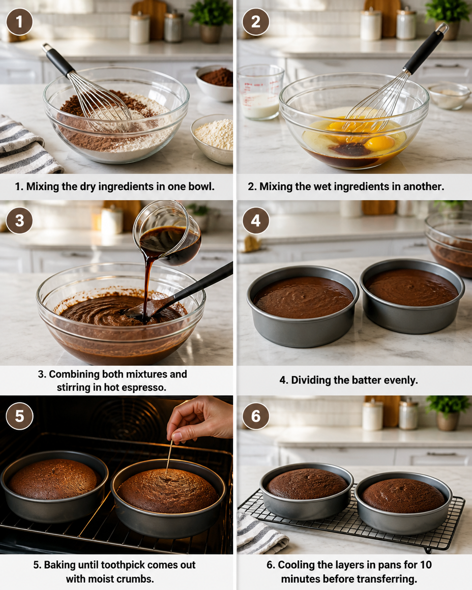 Chocolate Espresso Layer Cake