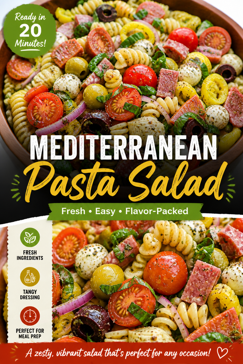 Easy Antipasto Pasta Salad — Italian Deli Style