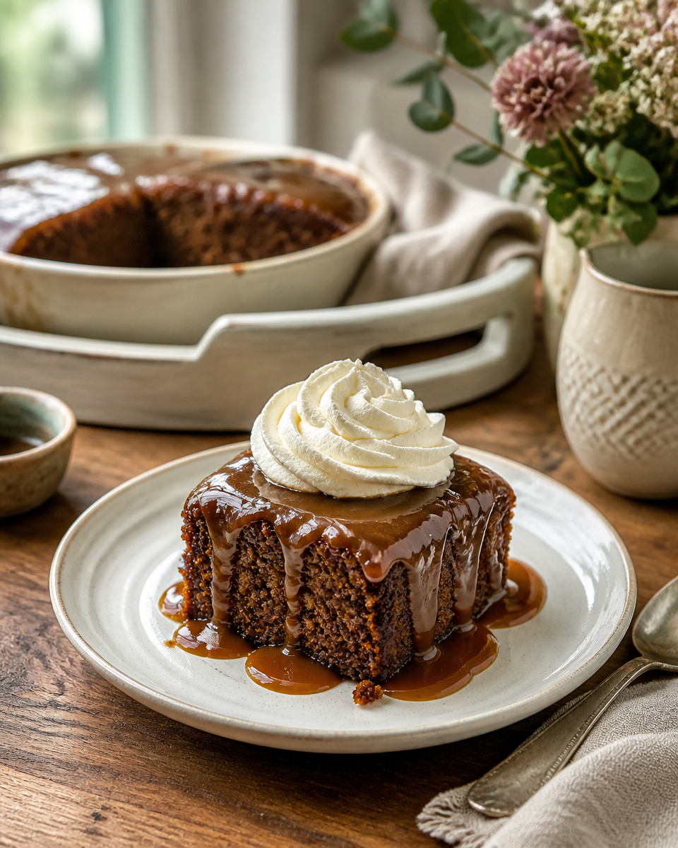 Easy Sticky Toffee Pudding Cake — British