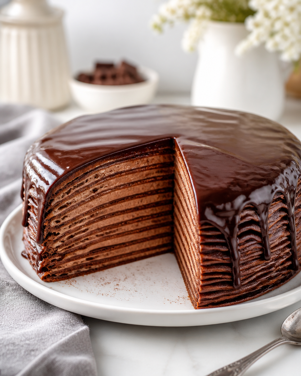 Easy Crepe Cake — Mille Crepe French Stack