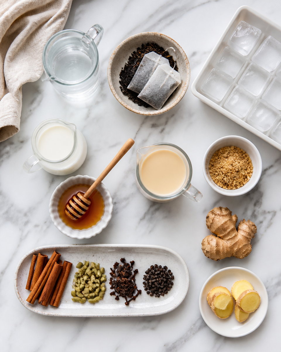 Easy Chai Latte Iced — Spiced Homemade
