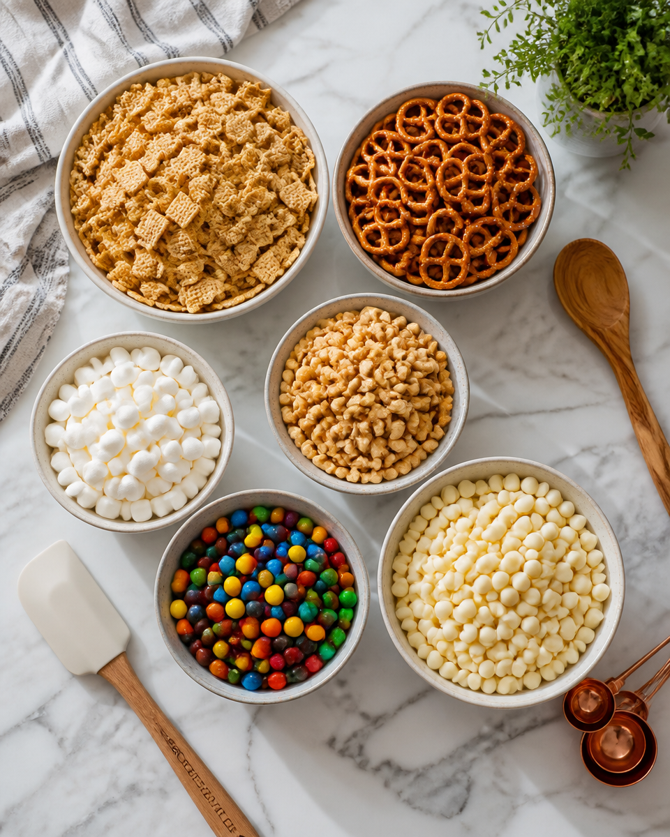 Easy Trash Mix Snack — Sweet Salty Party