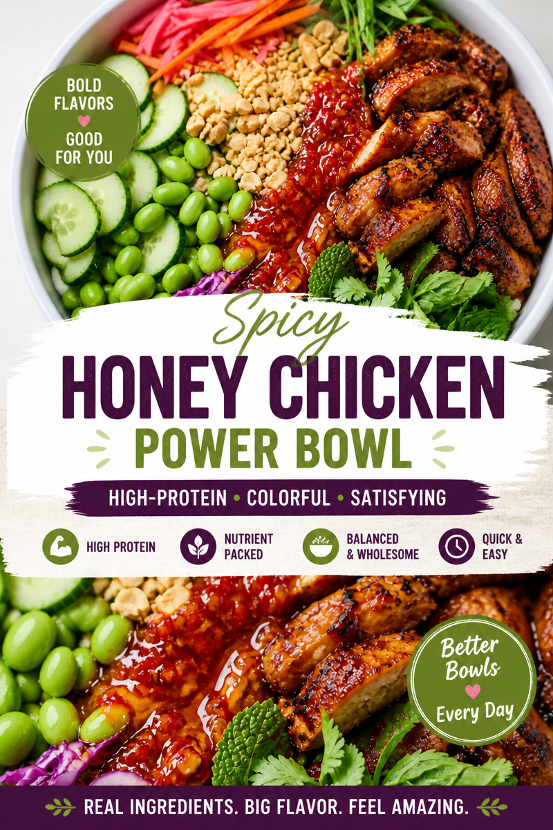 High-Protein Sweet Chili Chicken & Edamame Bowls