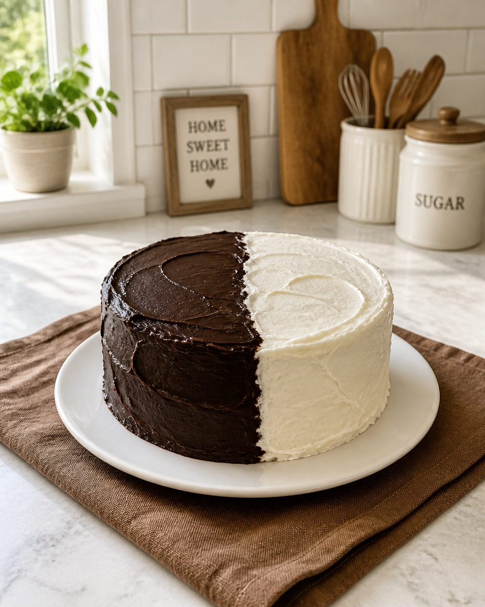 Black and White Cake