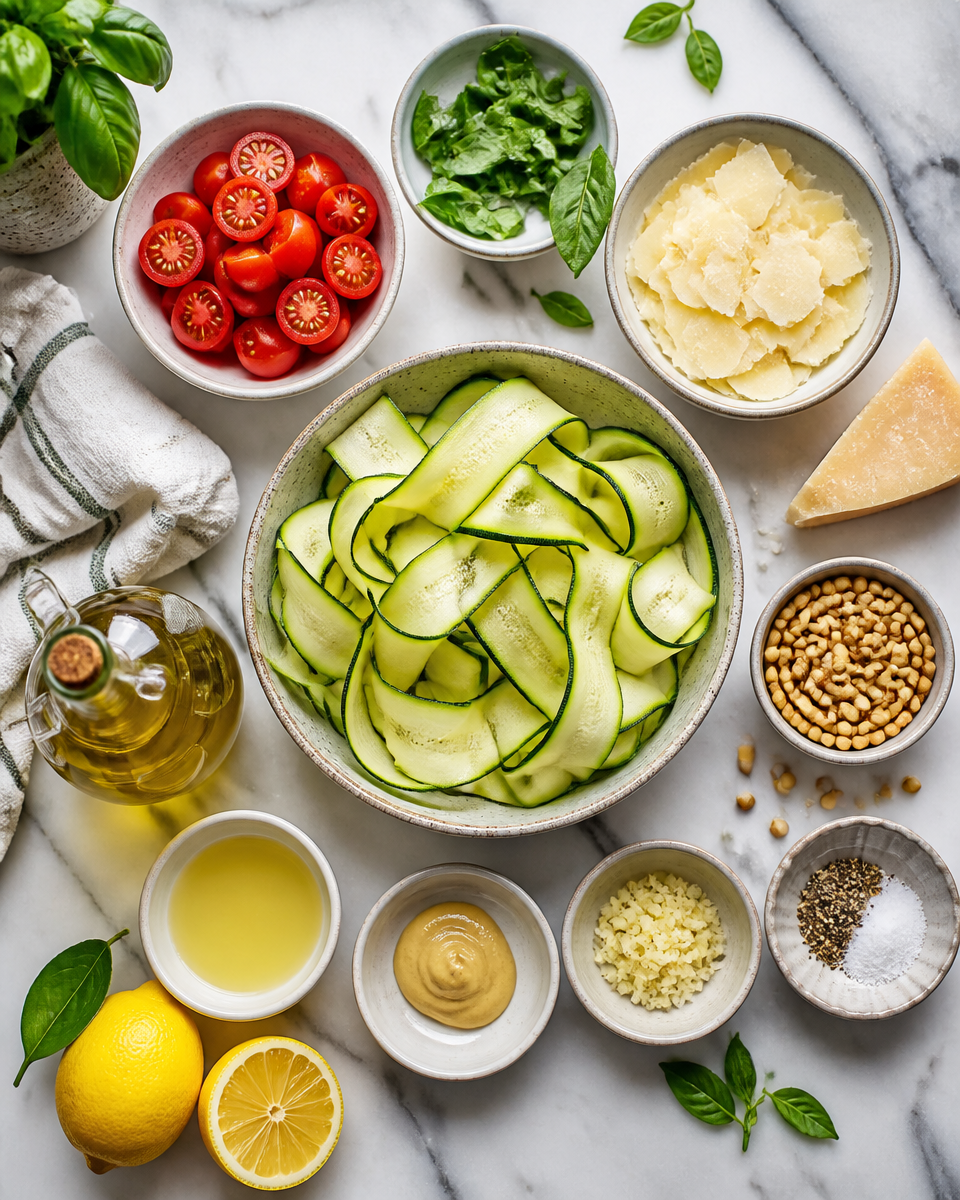 Zucchini Ribbon Salad