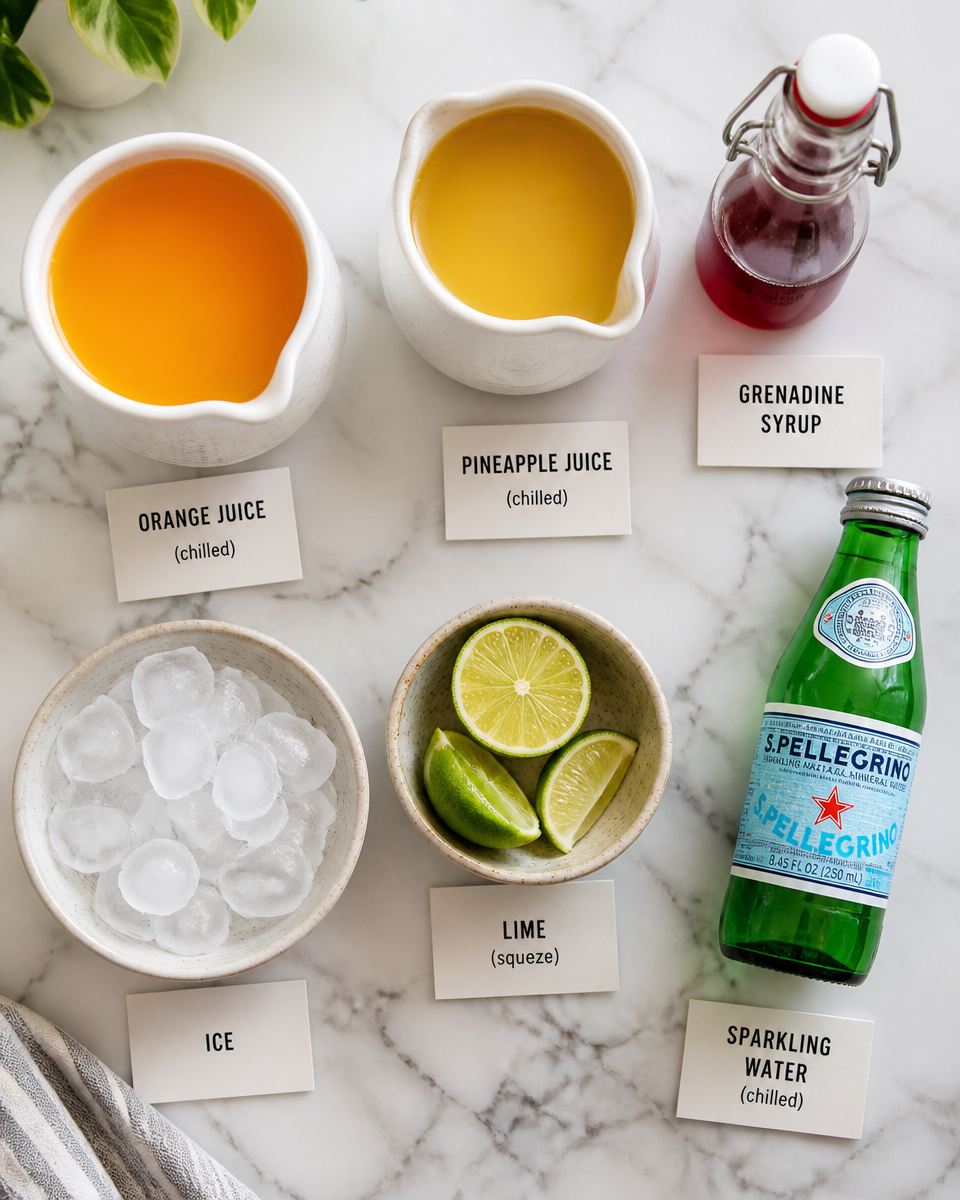 Tropical Sunrise Mocktail