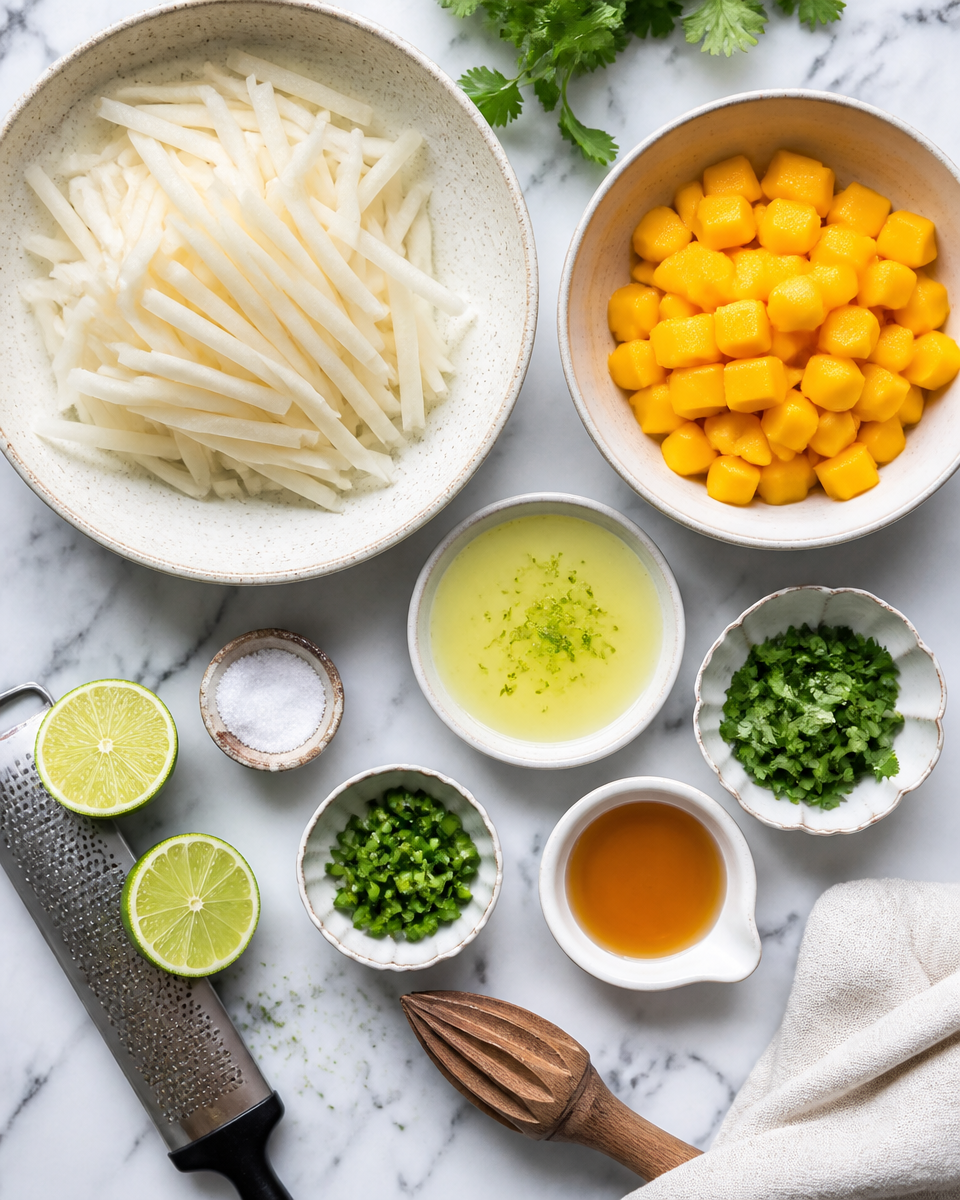Jicama Mango Salad with Lime