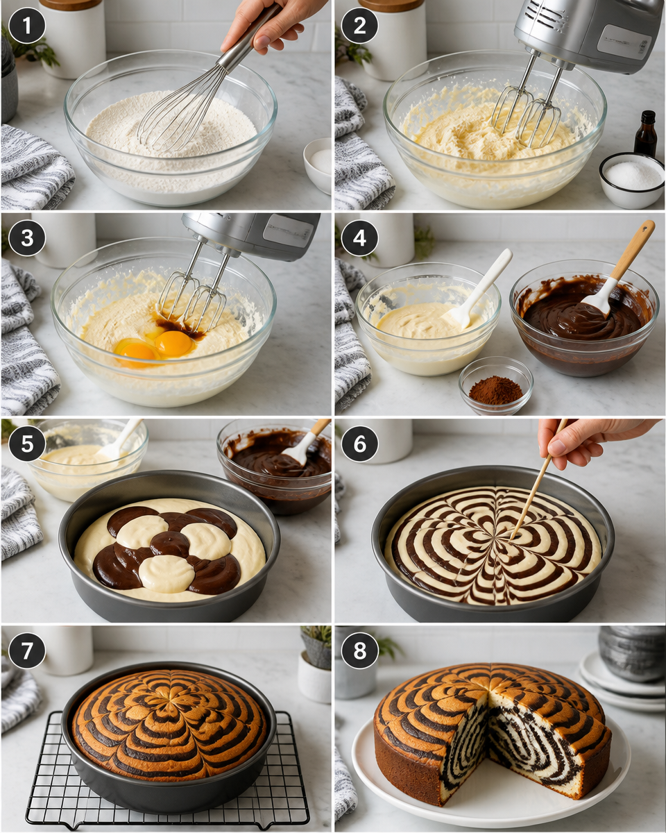 Black and White Cake