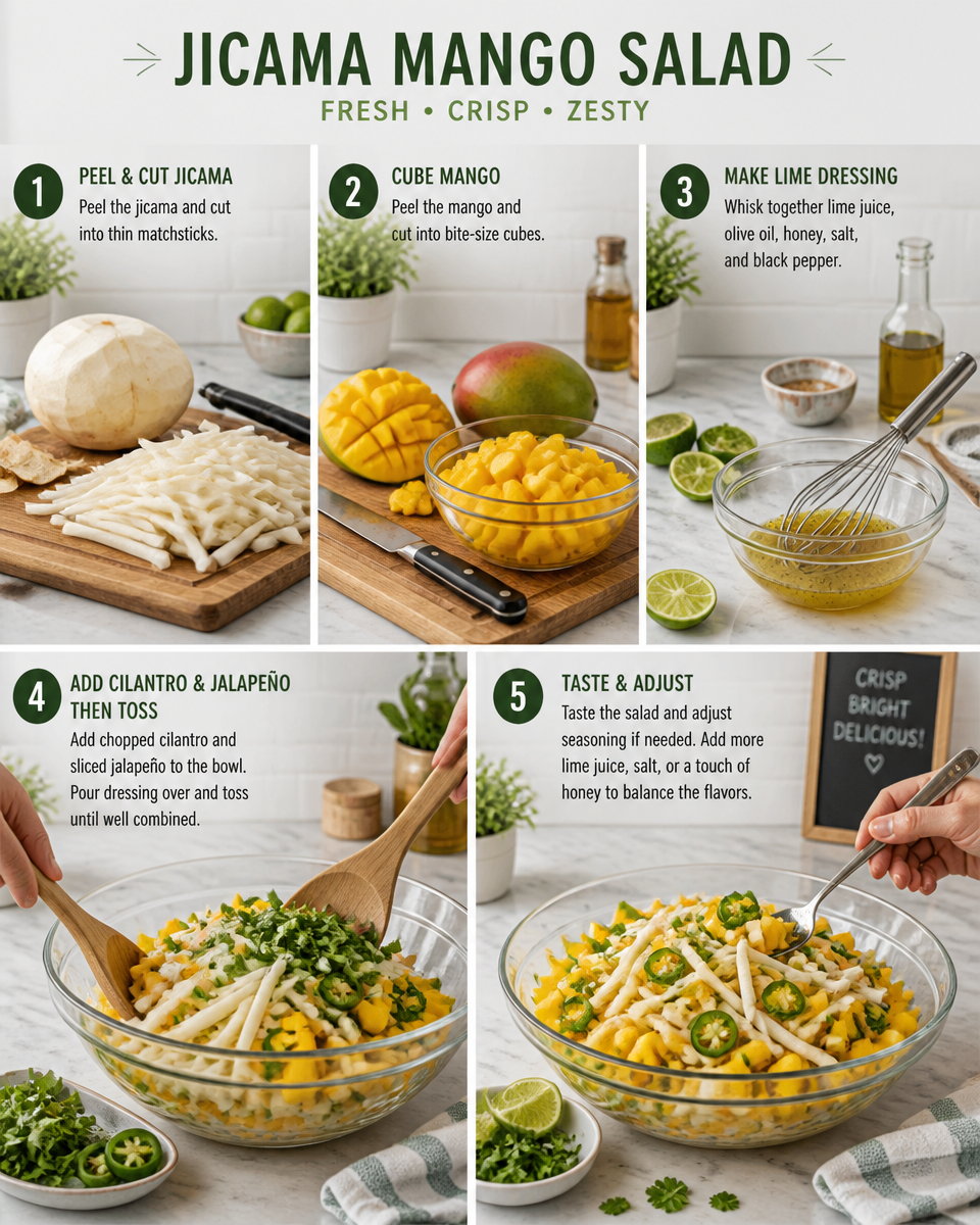 Jicama Mango Salad with Lime