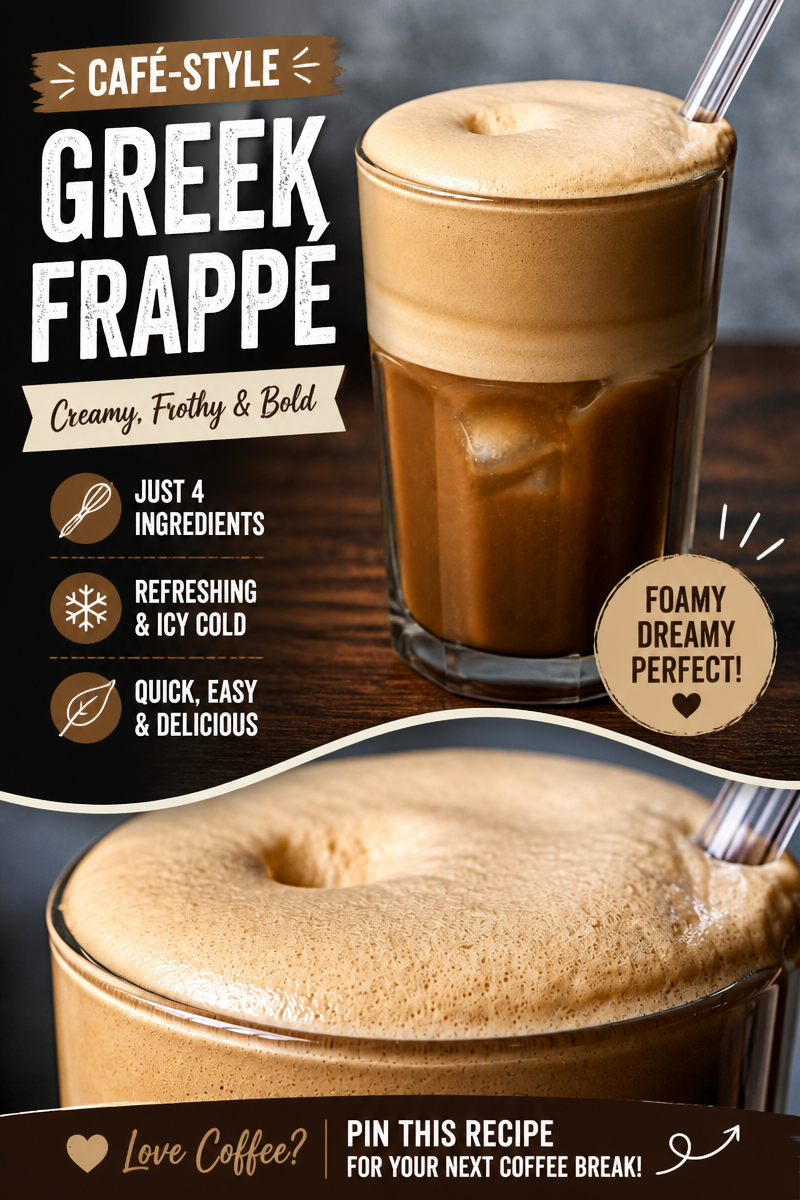 Easy Coffee Frappe — Greek Blended Iced