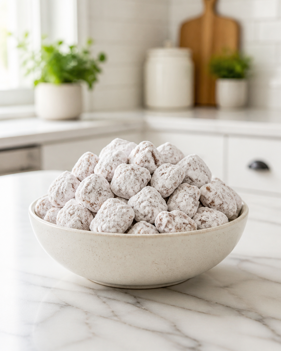 Easy Puppy Chow — Muddy Buddies Chocolate Peanut