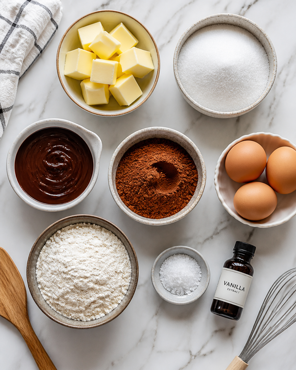 Easy Brownie Cake — Fudgy Hybrid Dessert