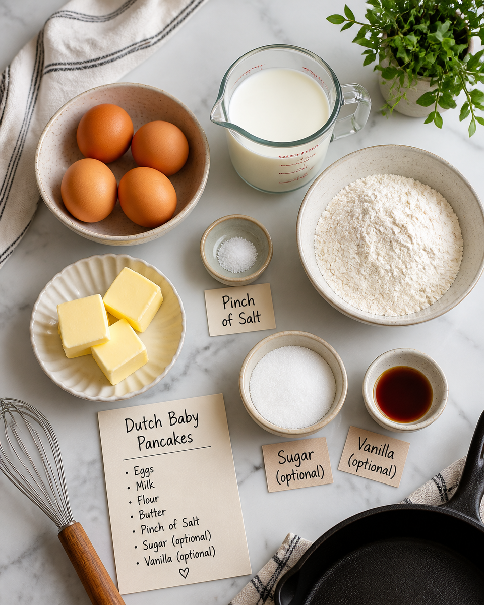 Easy Dutch Baby Pancake — Puffed Oven Skillet