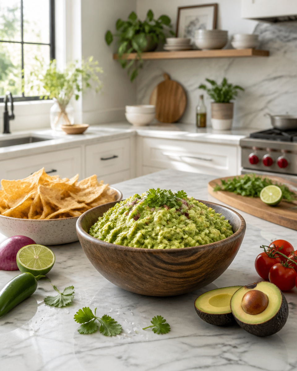 Chips and Guacamole (Restaurant Style)