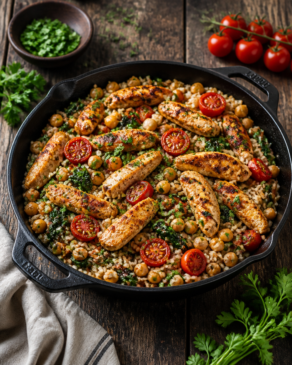 Greek Lemon Rice Bowls with Chicken