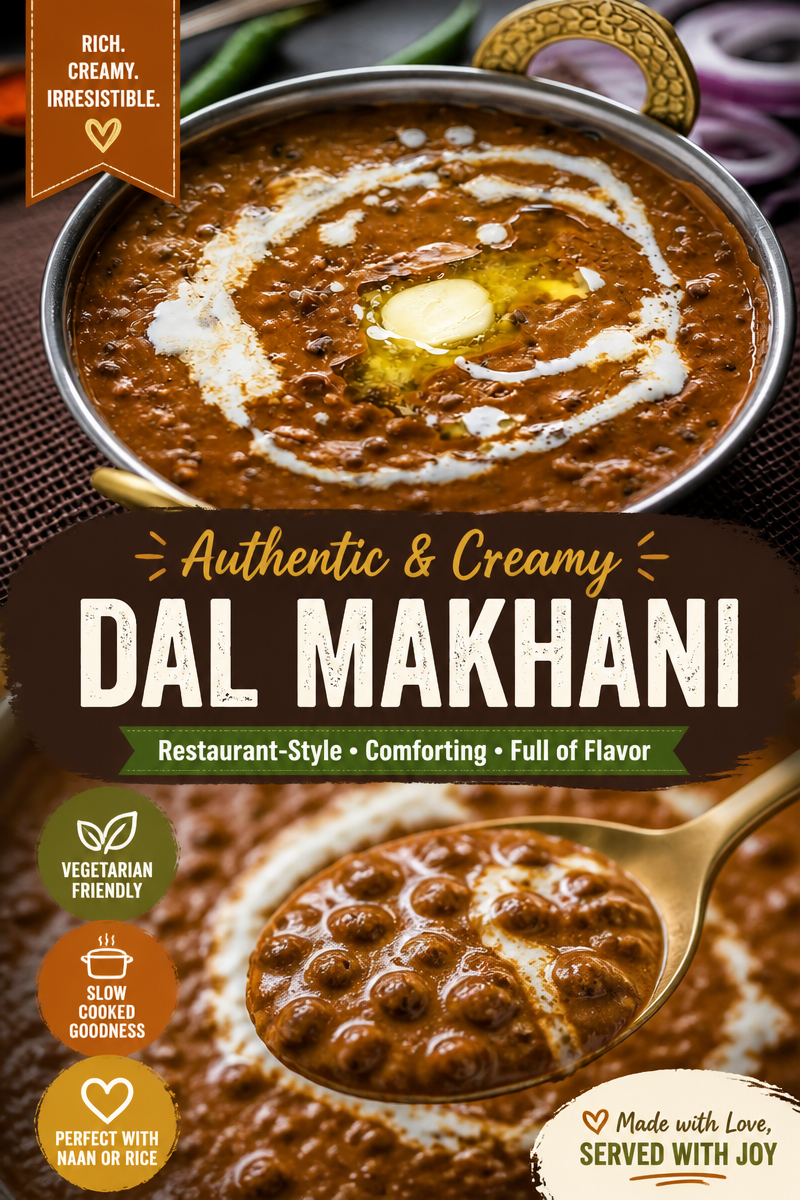 Easy Dal Makhani — Indian Black Lentil Butter
