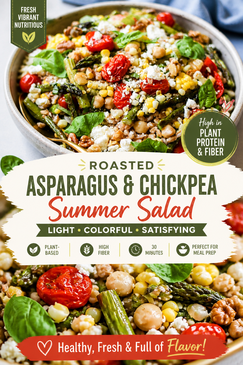 Easy Farro Salad Bowl — Roasted Veggie Feta