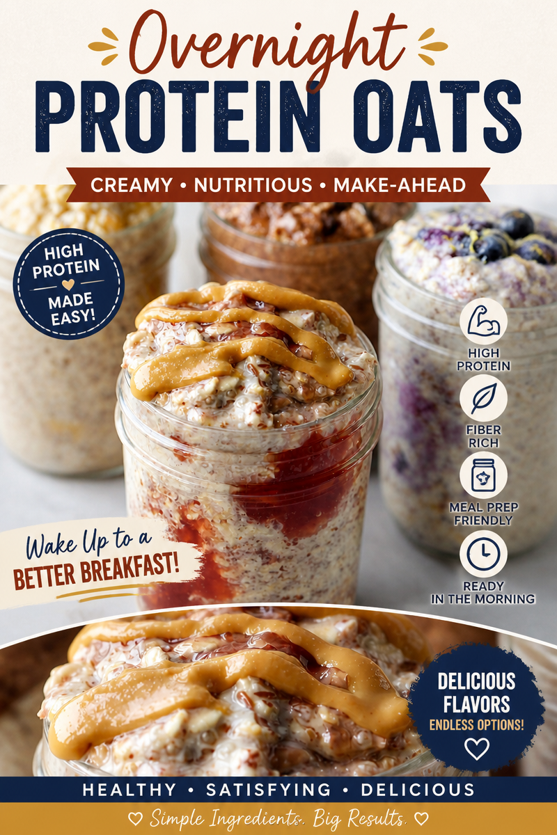 Easy Overnight Oats 5 Flavors — Meal Prep