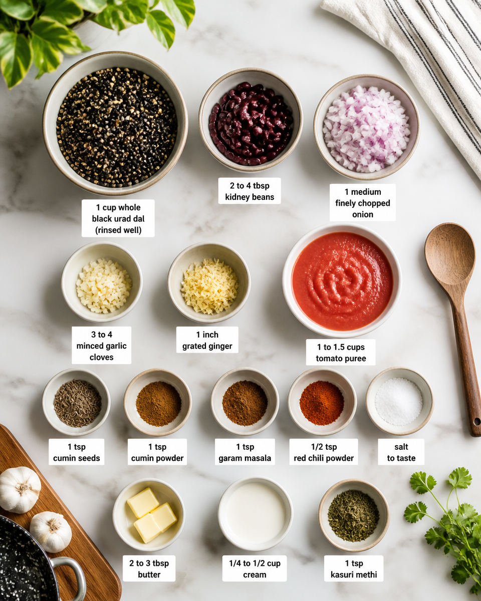Easy Dal Makhani — Indian Black Lentil Butter