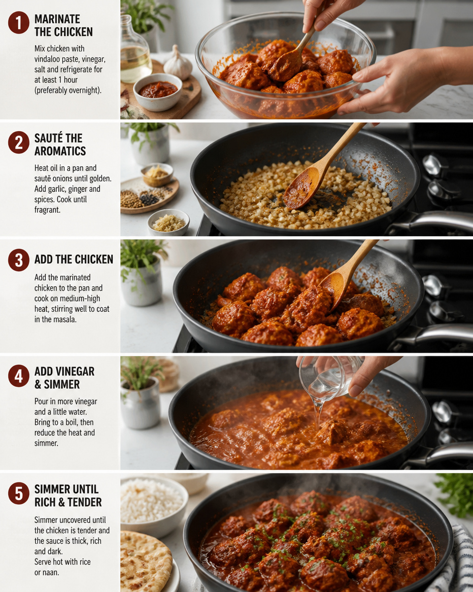 Easy Chicken Vindaloo — Spicy Indian Goan