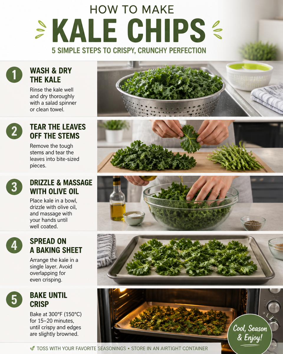 Easy Kale Chips with Sea Salt — Addictive Healthy
