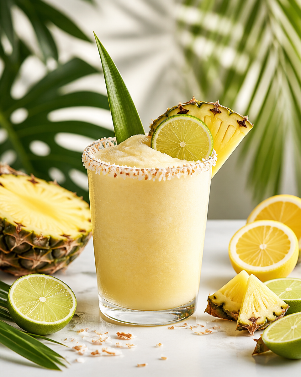 Easy Pineapple Coconut Mocktail — Tropical