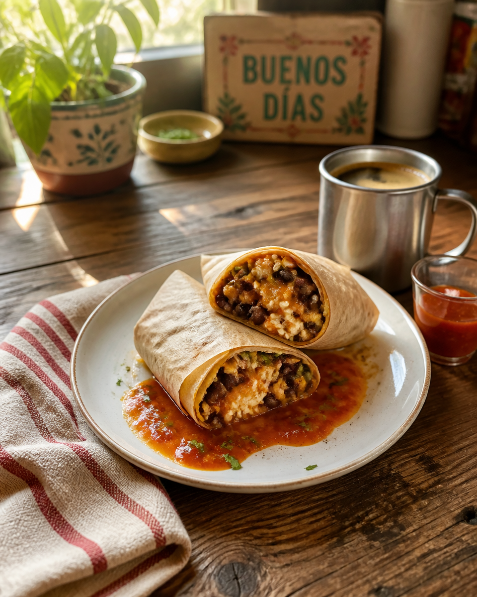 Freezer Breakfast Burritos
