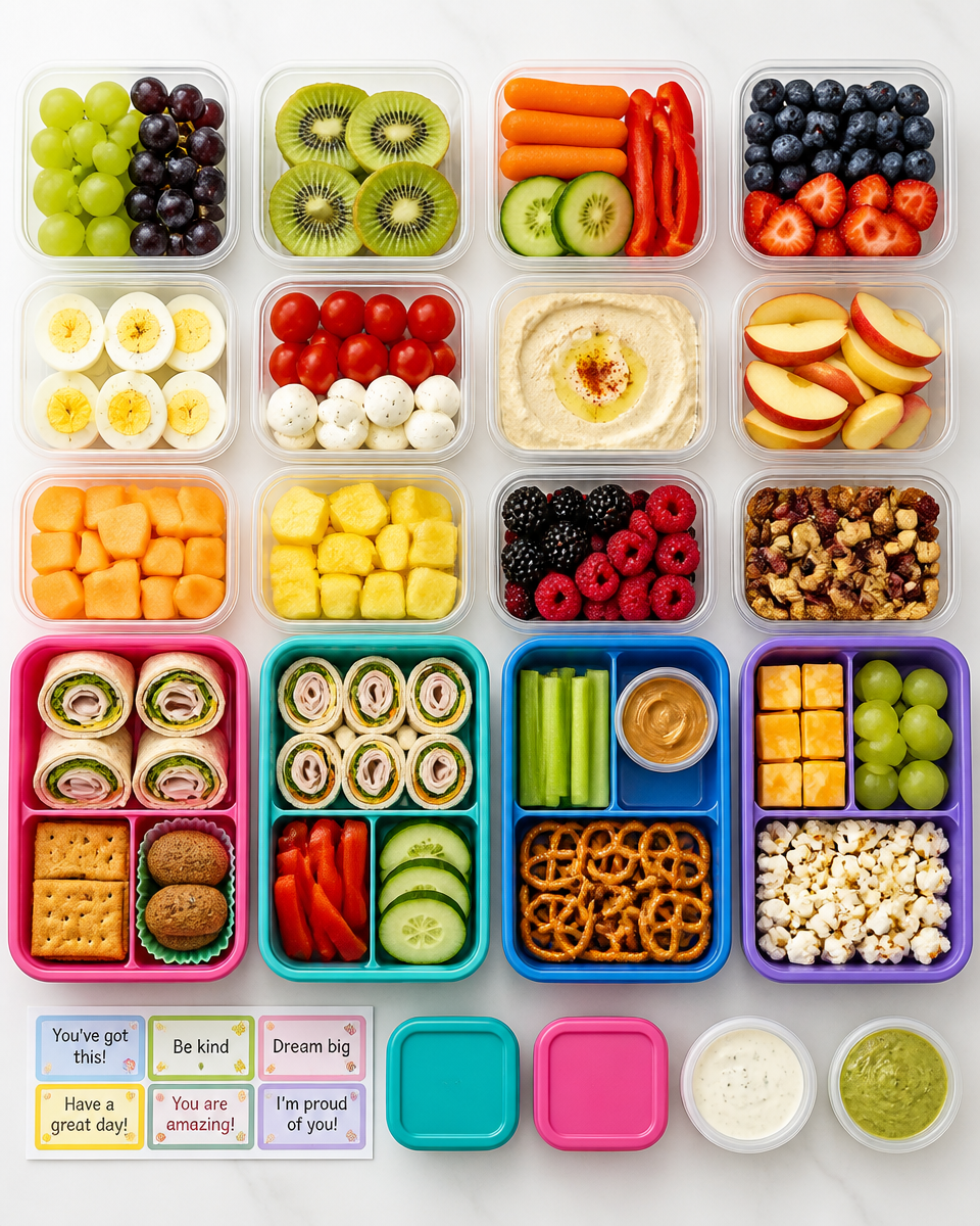 Simple & Delicious Back to School Lunch Meal Prep Ideas