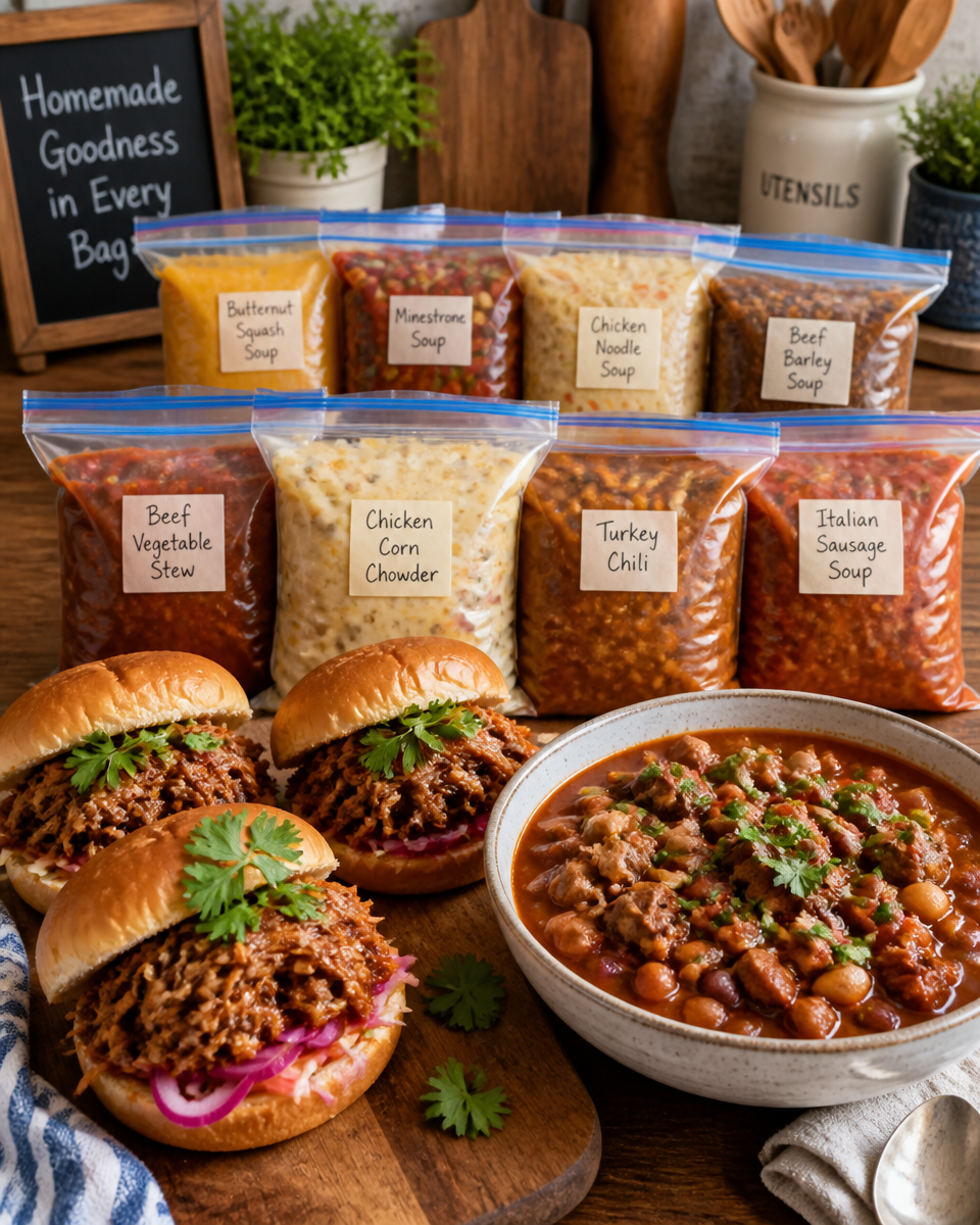 Crockpot Freezer Meals Dump and Go