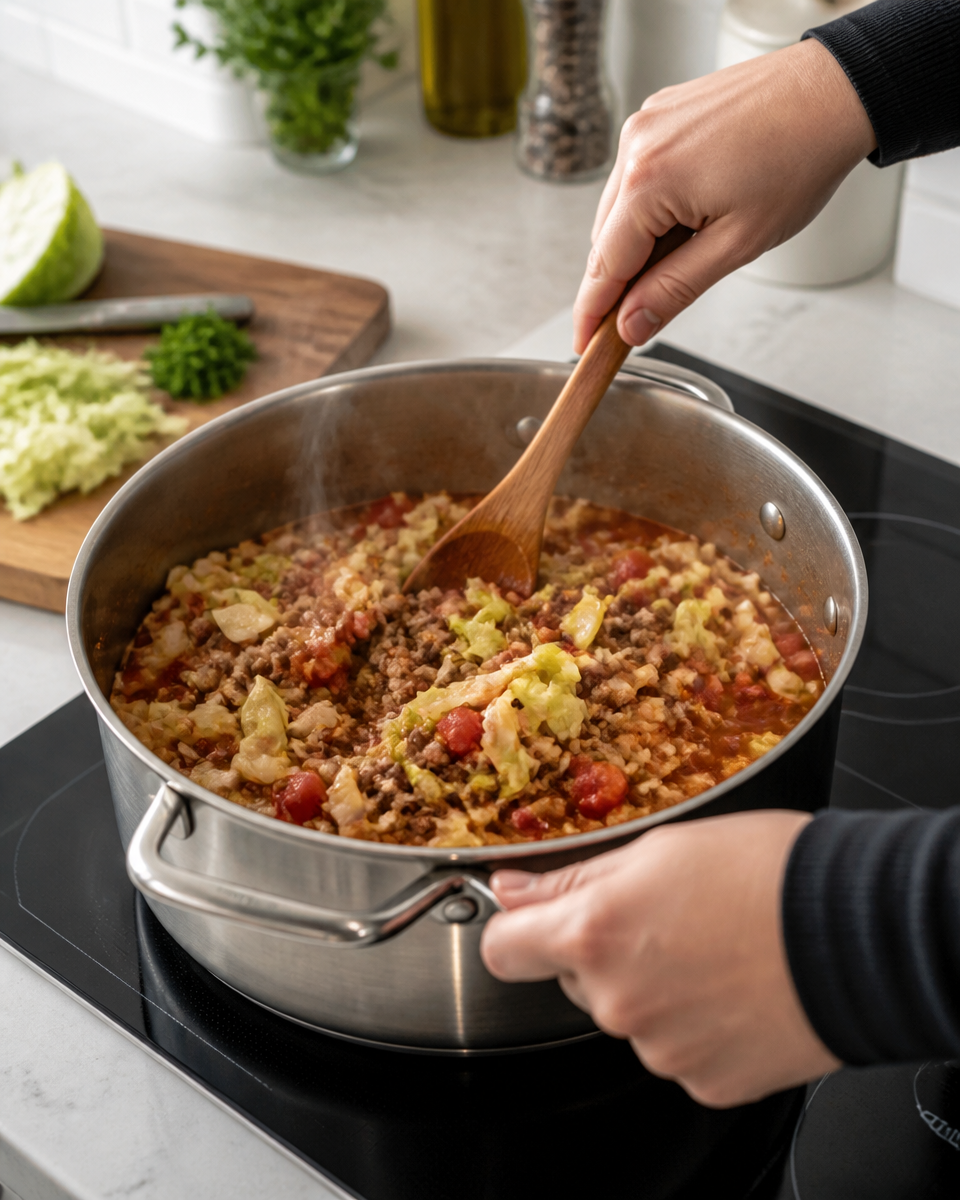 Crockpot Unstuffed Cabbage Roll Soup Made Easy & Delicious 27 Crockpot Unstuffed Cabbage Roll Soup