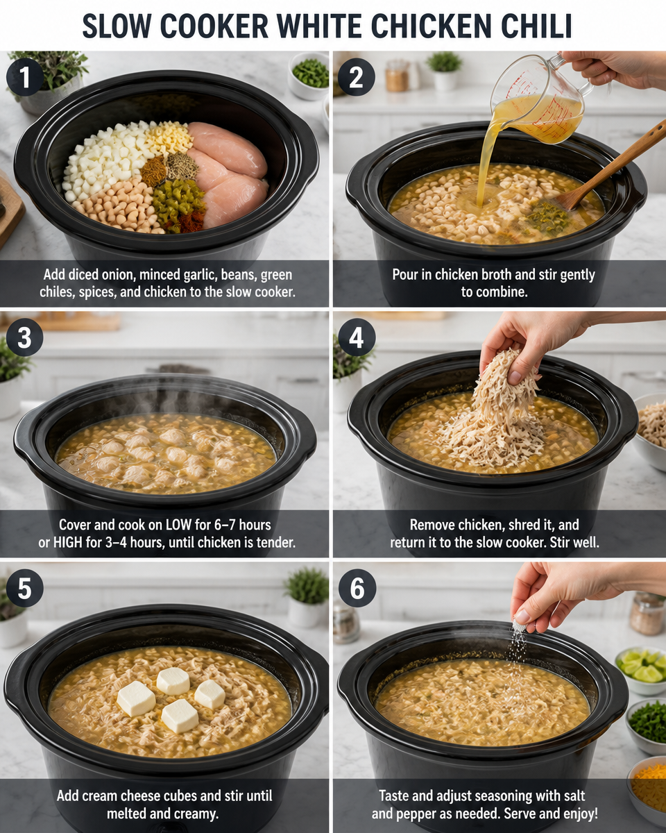 Easy and Delicious Slow Cooker White Chicken Chili Recipe! 27 Easy and Delicious Slow Cooker White Chicken Chili Recipe!