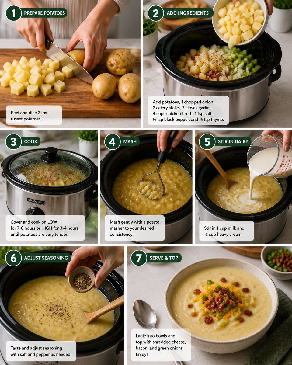Comforting Slow Cooker Potato Soup for Cozy Nights 27 Comforting Slow Cooker Potato Soup for Cozy Nights