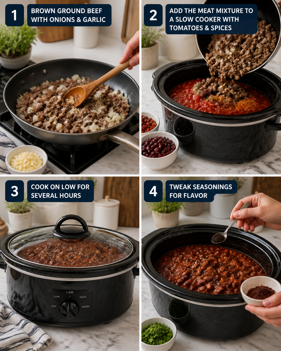 Simple and Delicious Crockpot Chili Recipe for Cozy Nights 27 Crockpot Chili