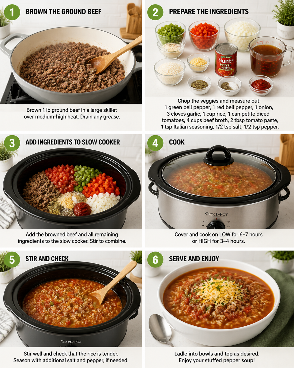 Cozy Up with This Crockpot Stuffed Pepper Soup Recipe 28 Cozy Up with This Crockpot Stuffed Pepper Soup Recipe
