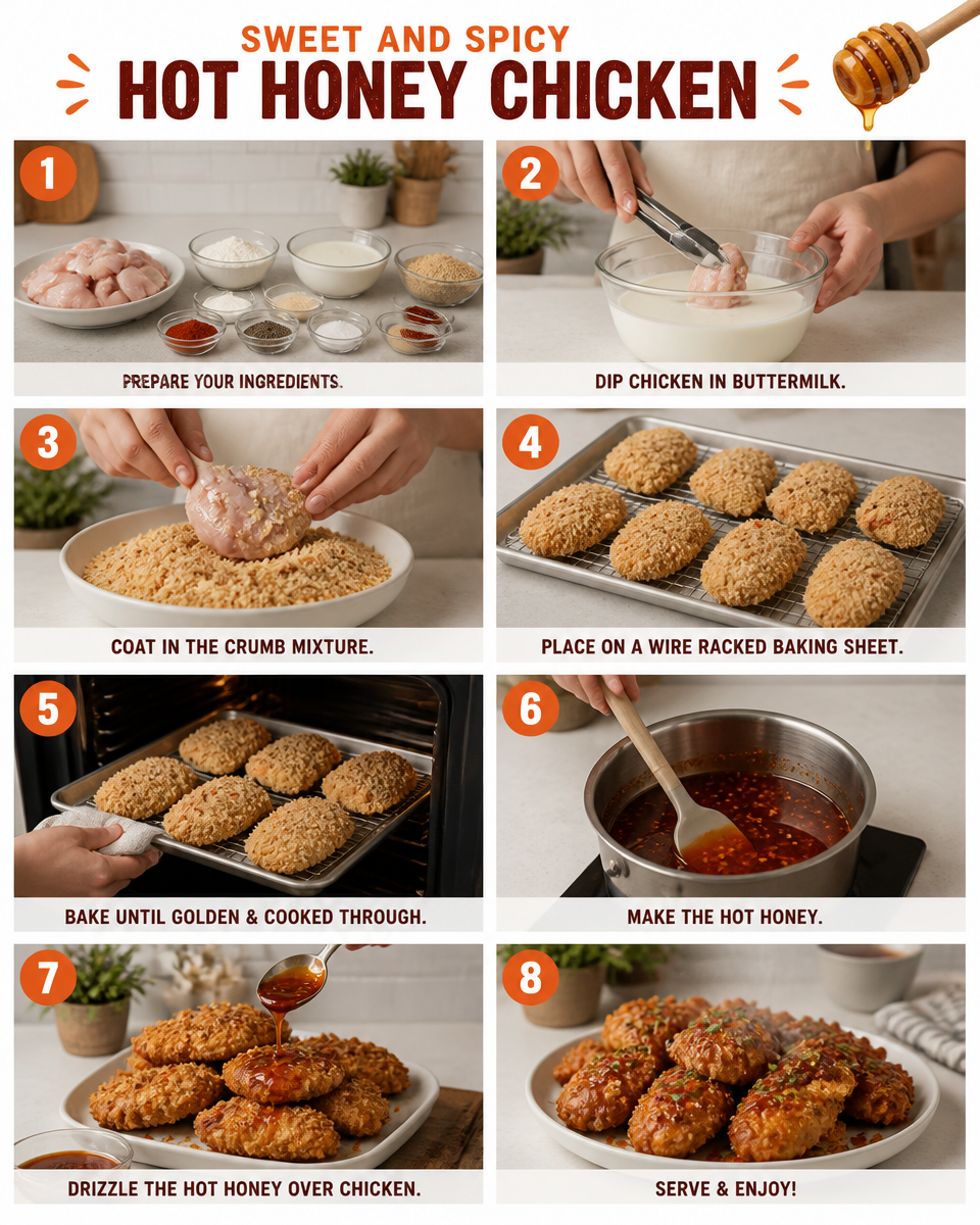 Sweet and Spicy Hot Honey Chicken for a Flavorful Dinner