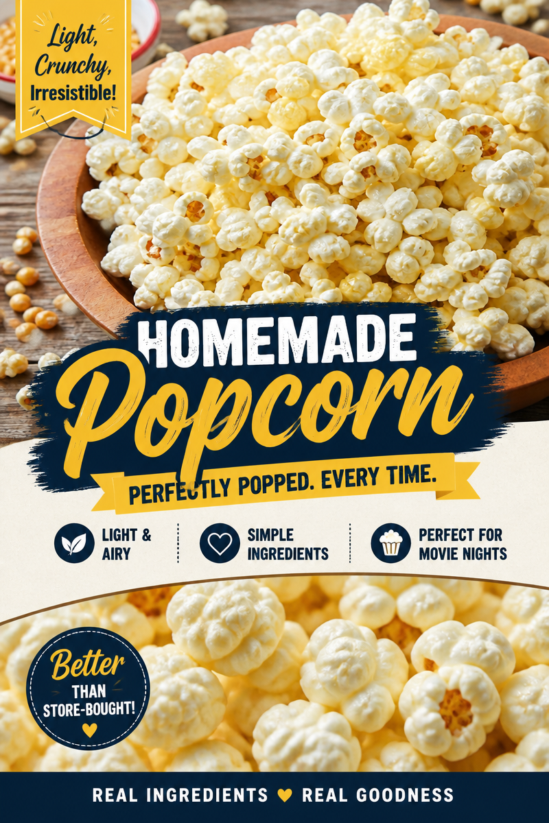Honey Butter Popcorn (Stovetop)