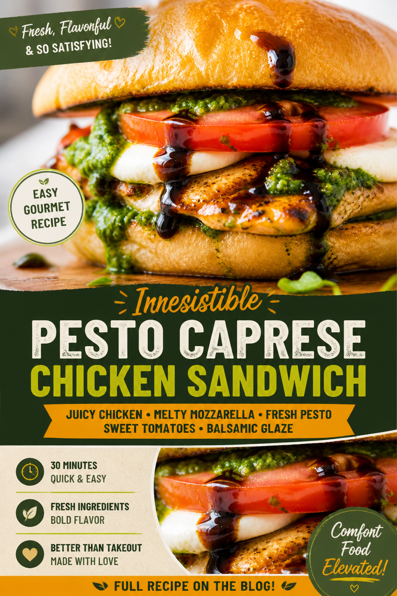 Caprese Grilled Chicken Sandwich