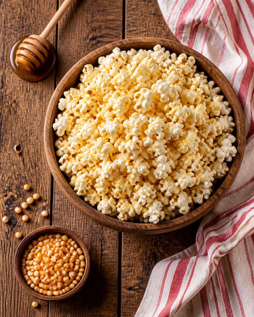 Honey Butter Popcorn (Stovetop)