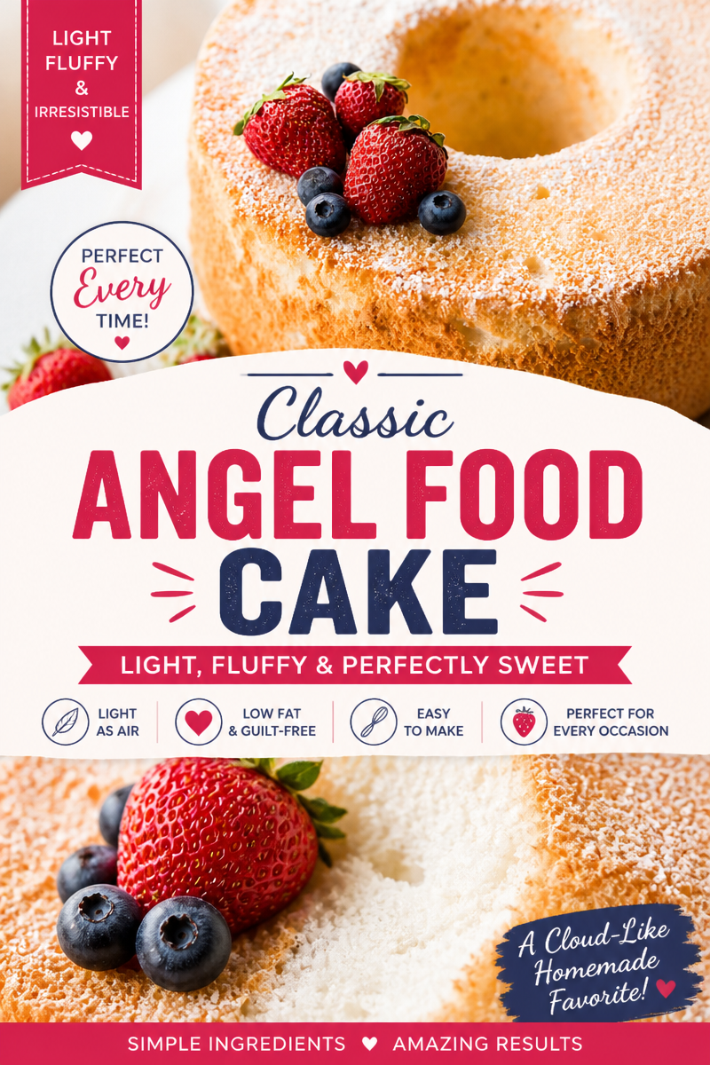 Easy Angel Food Cake — Light Fluffy Classic