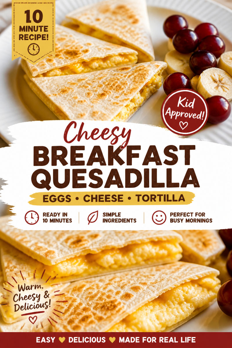 Easy Breakfast Quesadilla — Quick Morning