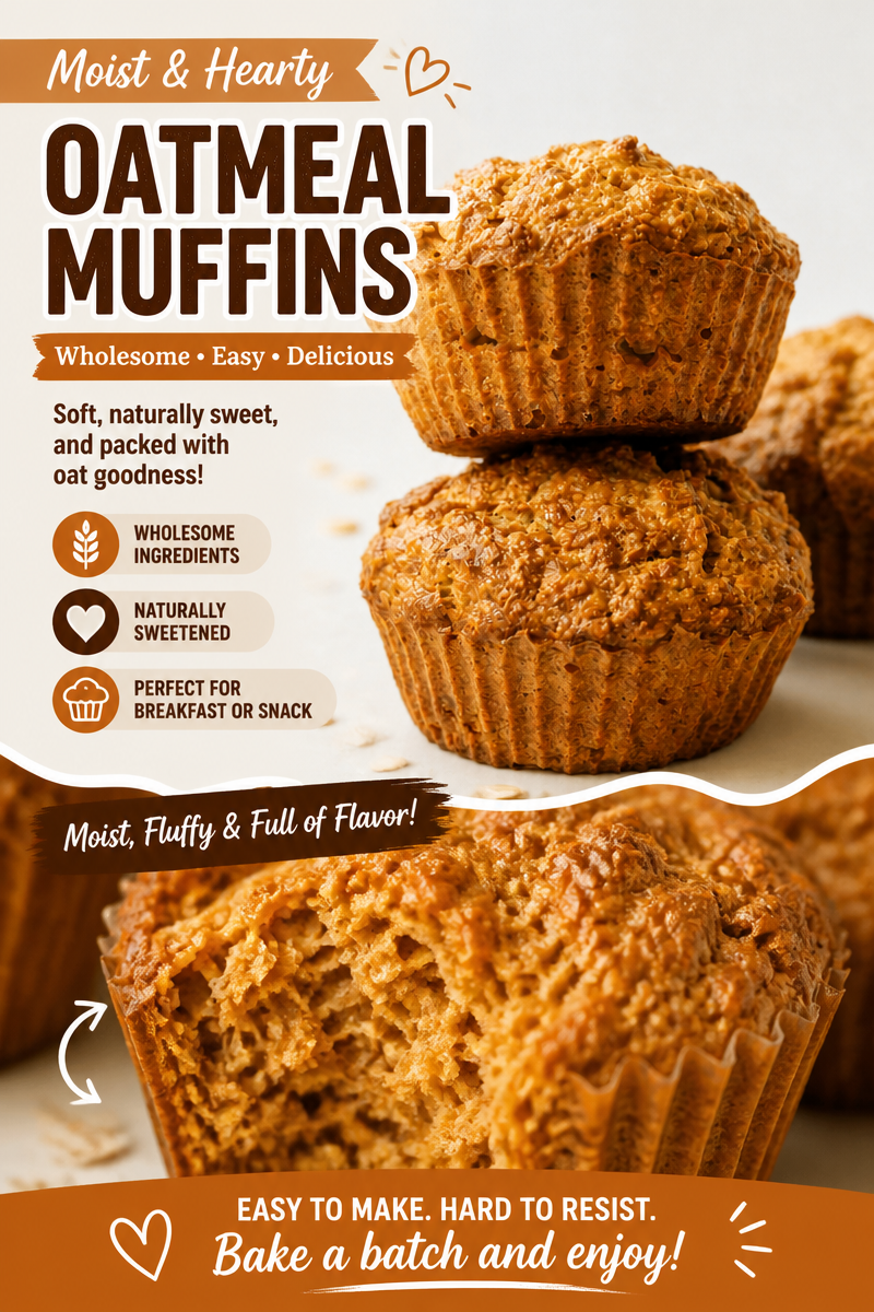 Easy Banana Oat Muffins — Healthy No Flour