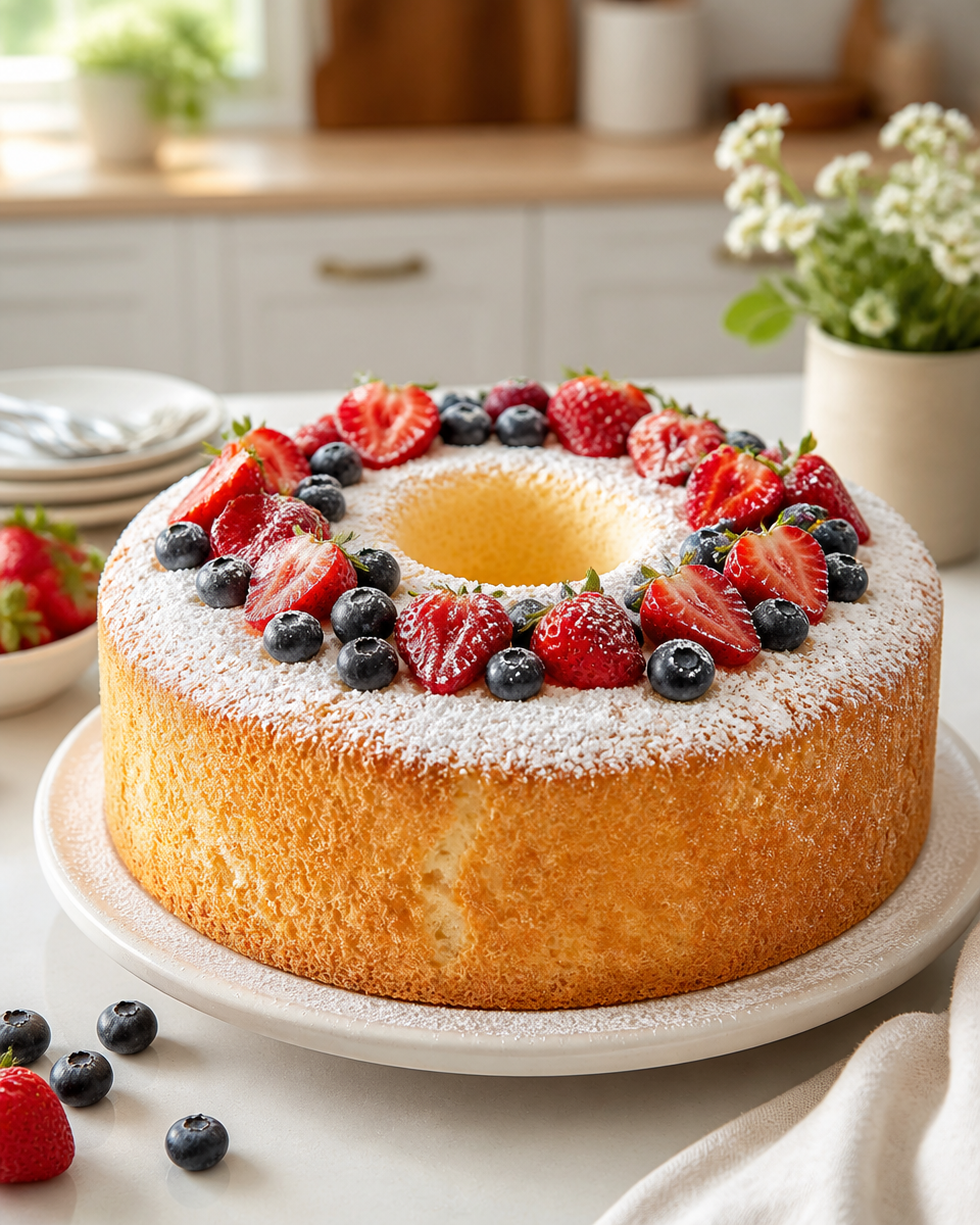 Easy Angel Food Cake — Light Fluffy Classic