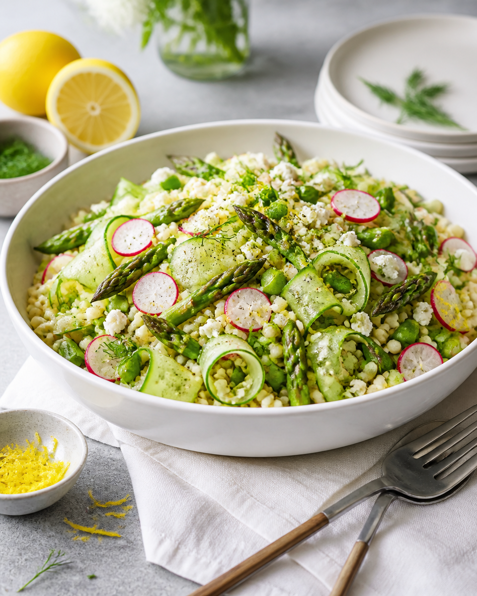 Easy Lemon Asparagus Salad — Spring Shaved