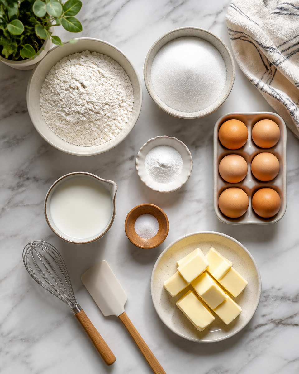 Easy Sheet Cake Vanilla — Simple Large Pan