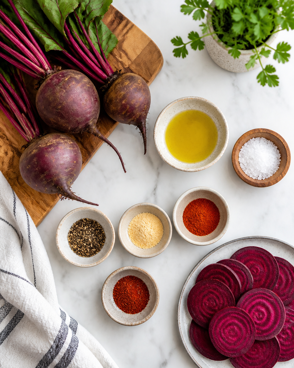 Easy Beet Chips Oven — Crispy Colorful Snack