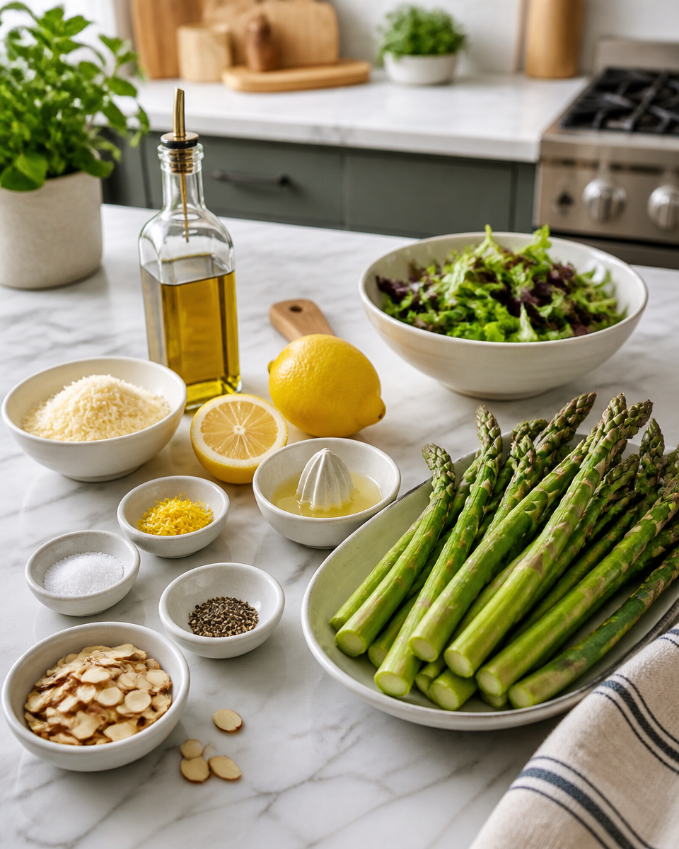 Easy Lemon Asparagus Salad — Spring Shaved